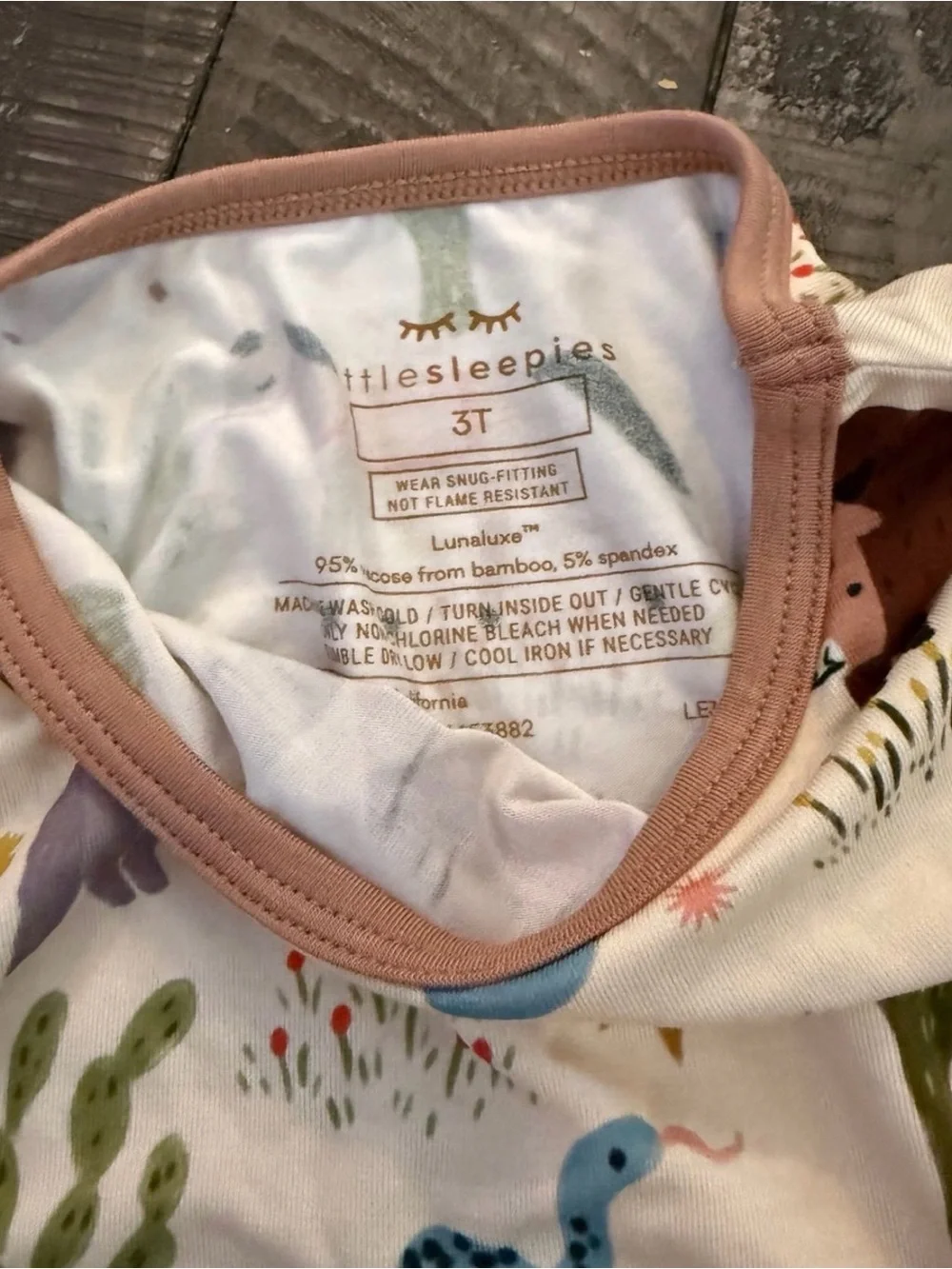 Little Sleepies Kids Wild Frontier Pajama Set